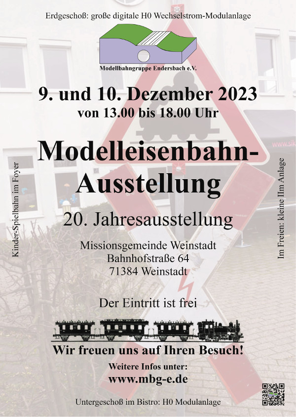 Flyer Dezemberausstellung 2023
